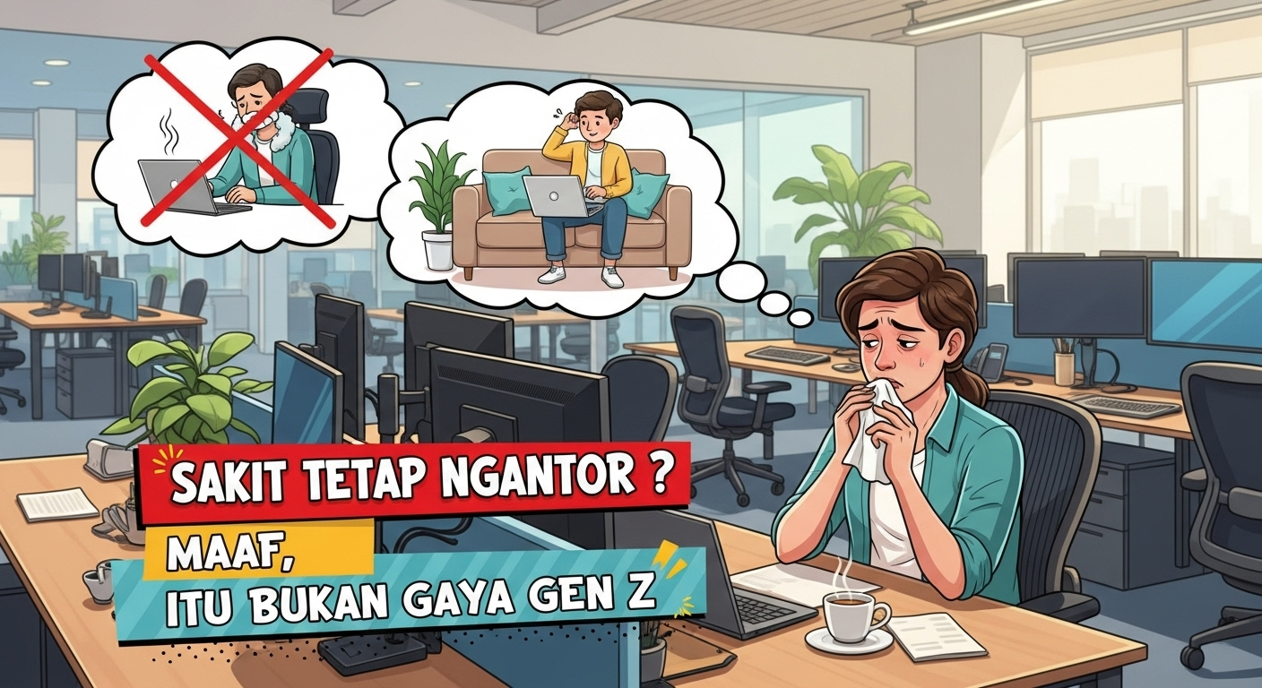 Sakit Tetap Ngantor ? Maaf,Itu Bukan Gaya Gen Z