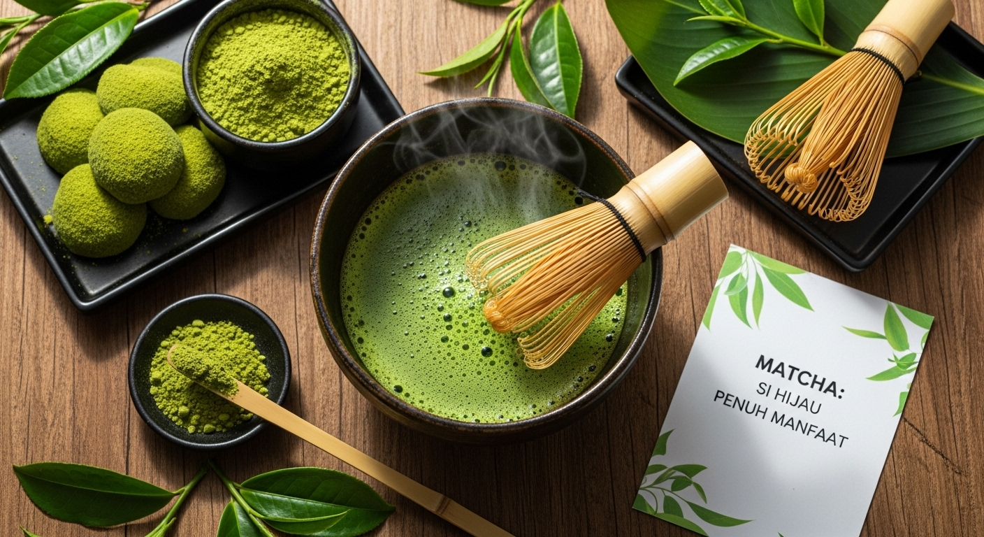 Matcha : Si Hijau Penuh Manfaat
