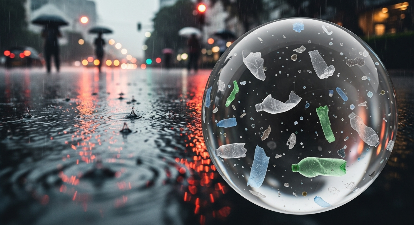 Hujan Jakarta Kini Tak Sekadar Air: Ada Plastik di Dalamnya!