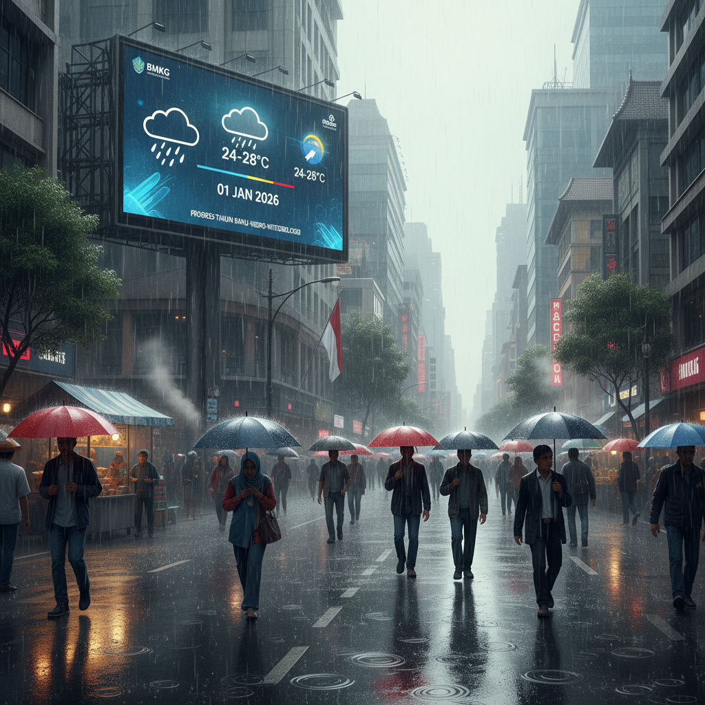 Awal Tahun 2026 Diselimuti Hujan Potensi Bencana Mengintai 