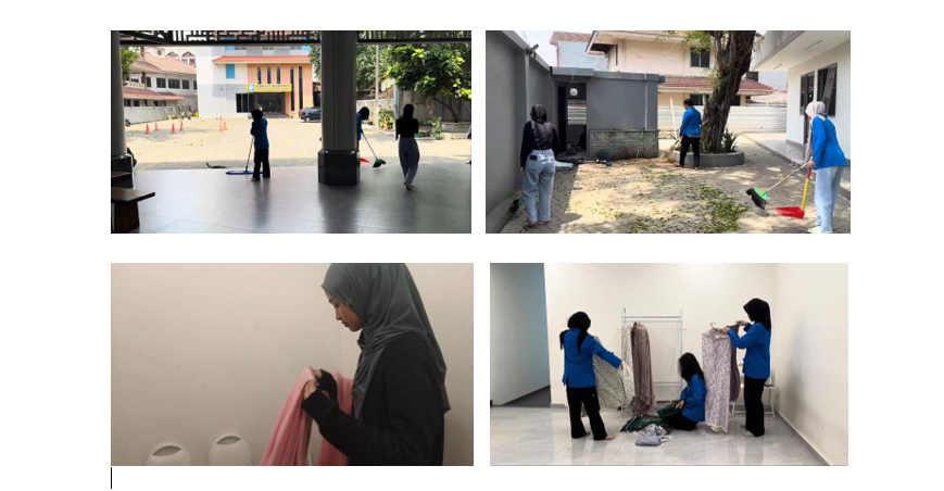 Gotong Royong Mahasiswa Merawat Masjid Kampus sebagai Bentuk Tanggung Jawab Sosial
