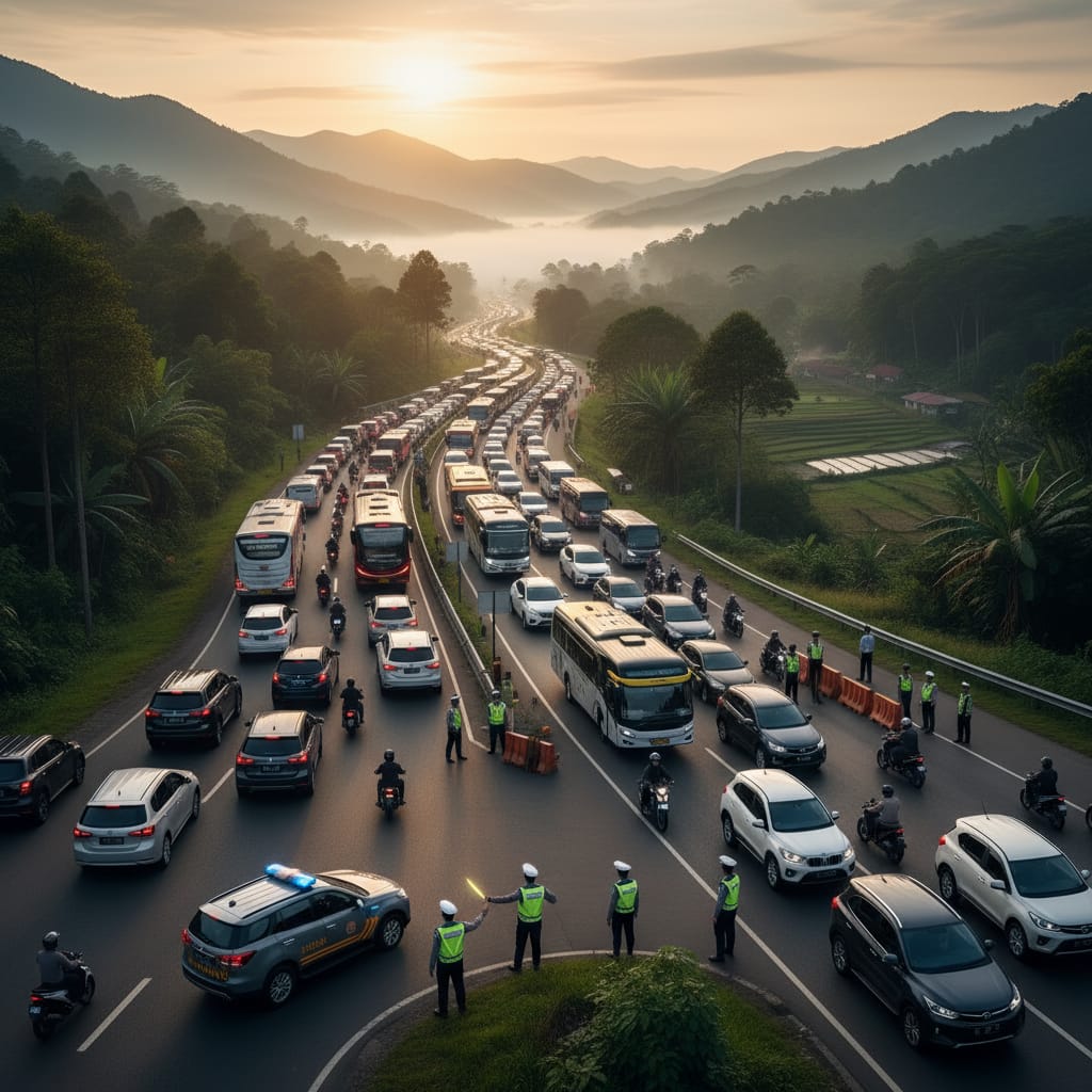 Puncak Siaga Libur Akhir Tahun! Prediksi Kepadatan dan Strategi Pengamanan Lalu Lintas