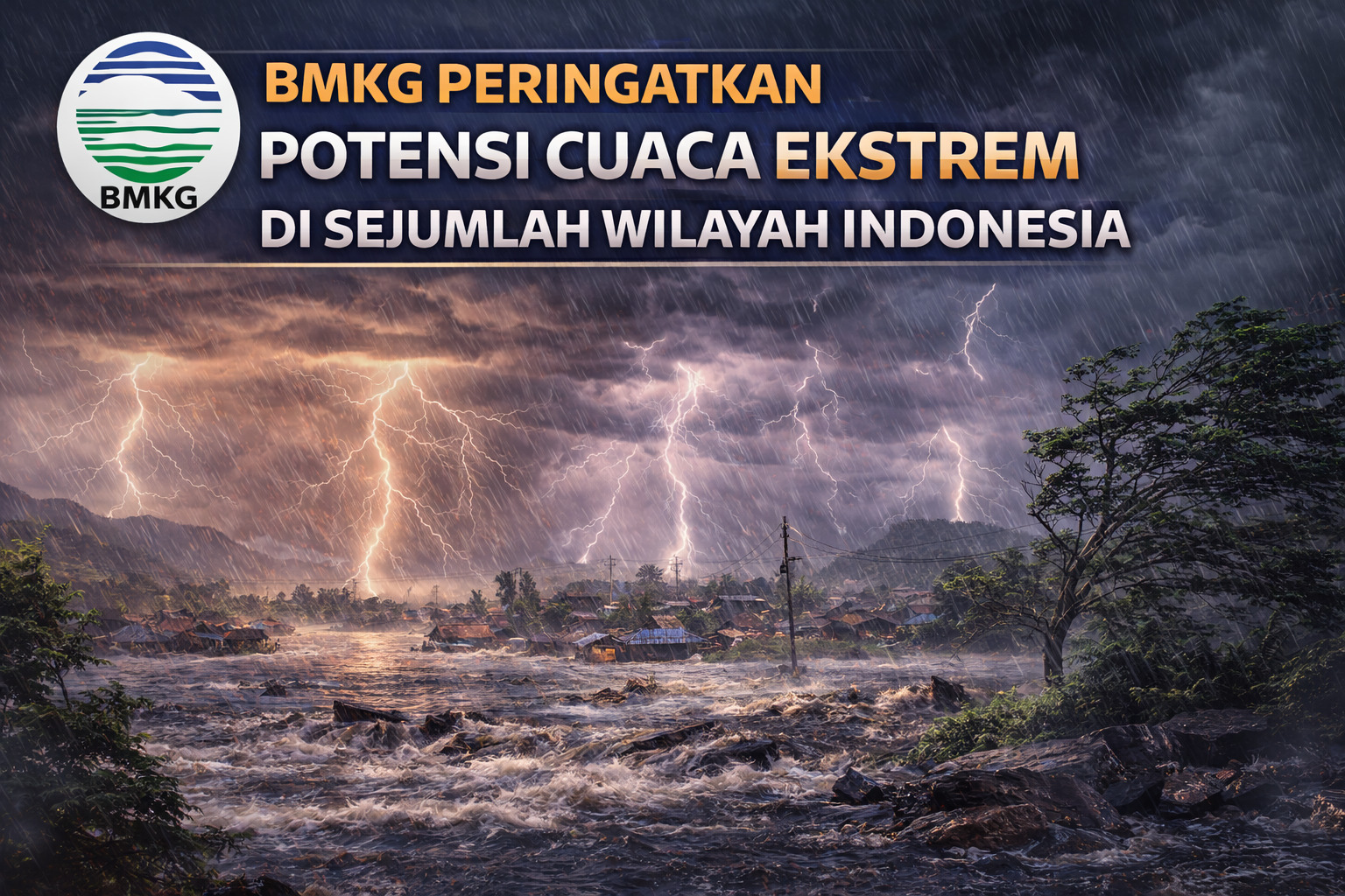 BMKG Peringatkan Potensi Cuaca Ekstrem di Sejumlah Wilayah Indonesia