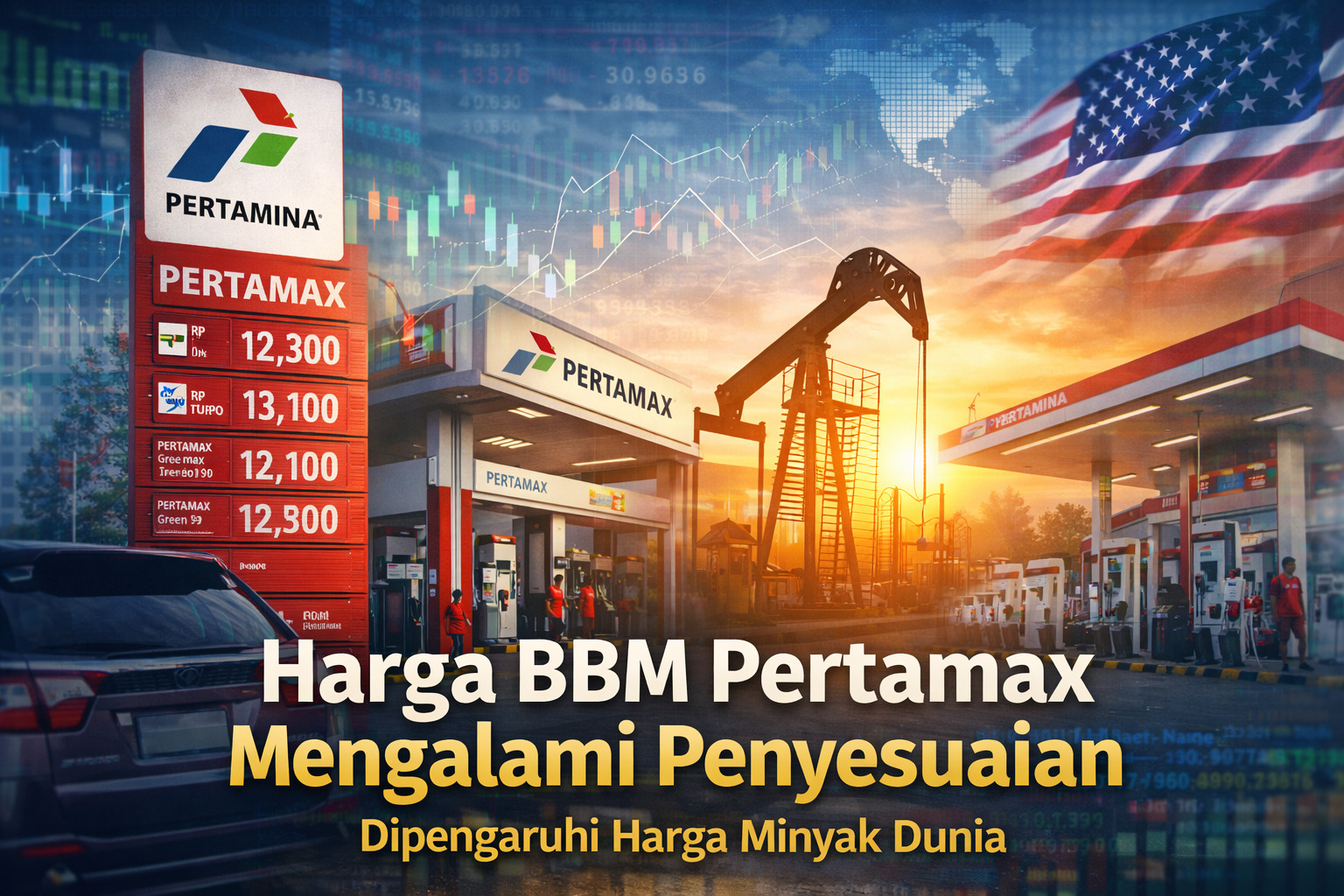 Harga BBM Pertamax Mengalami Penyesuaian, Dipengaruhi Harga Minyak Dunia