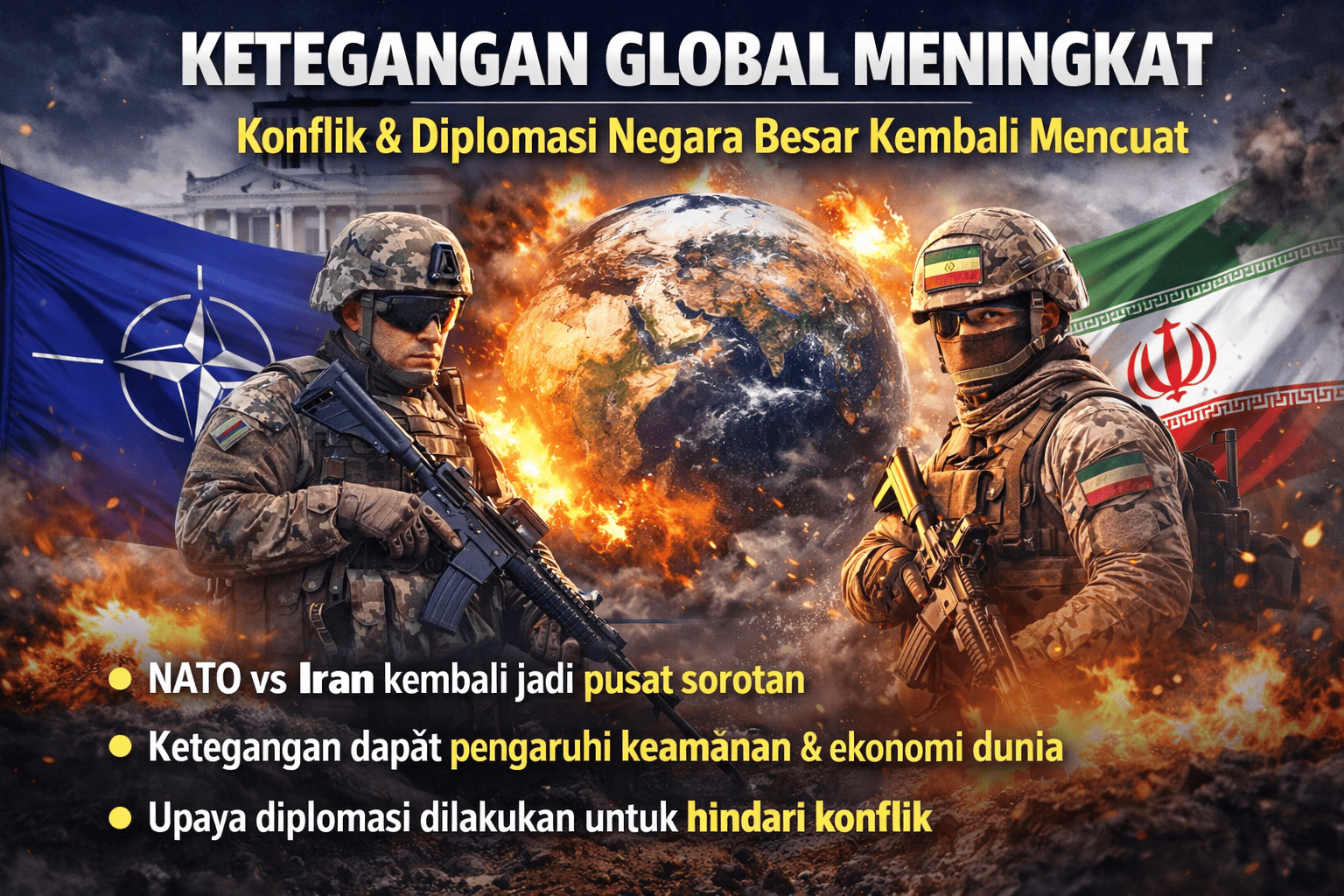 Ketegangan Global Meningkat, Wacana Konflik dan Diplomasi Negara Besar Kembali Mencuat