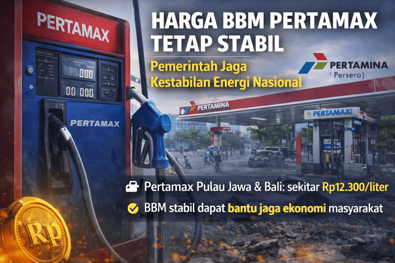 Harga BBM Pertamax Tetap Stabil, Pemerintah Jaga Kestabilan Energi Nasional