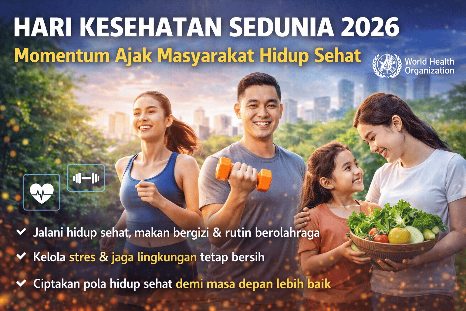 Hari Kesehatan Sedunia 2026, Momentum Ajak Masyarakat Hidup Sehat