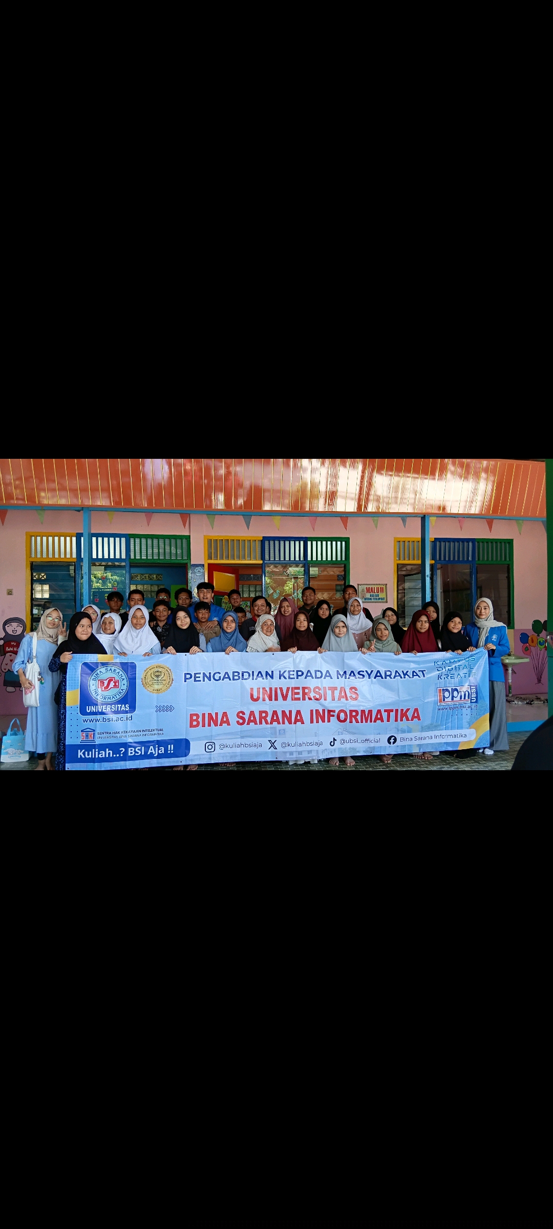 Dosen dan Mahasiswa Universitas Bina Sarana Informatika Gelar Pengabdian Masyarakat di TPQ Baitul Hidayah