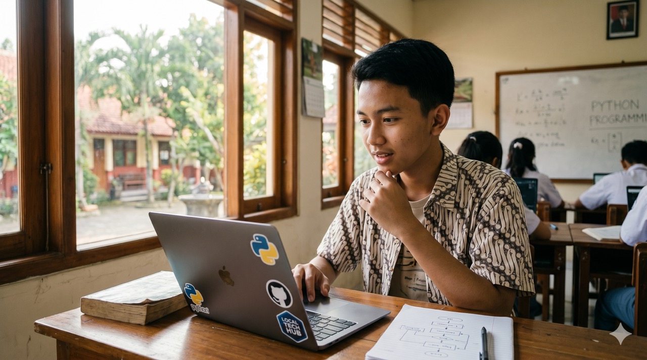 Anak-Anak Kita Hafal Lagu TikTok, tapi Tidak Tahu Cara Menyuruh Komputer Melakukan Sesuatu