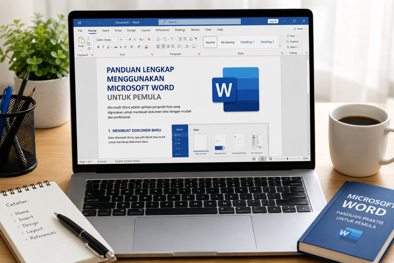Panduan Lengkap Menggunakan Microsoft Word untuk Pemula, Solusi Mudah Membuat Dokumen Profesional
