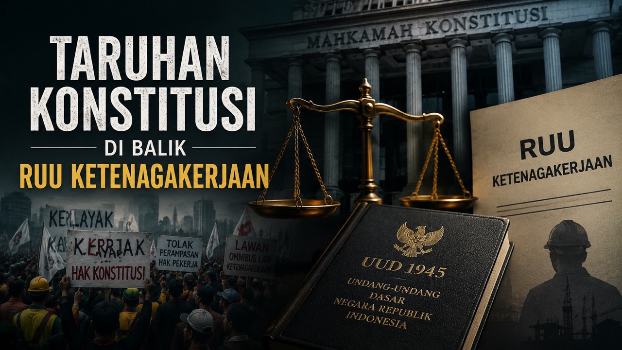 Enam Bulan, Satu UU, Taruhan Konstitusi di Balik RUU Ketenagakerjaan