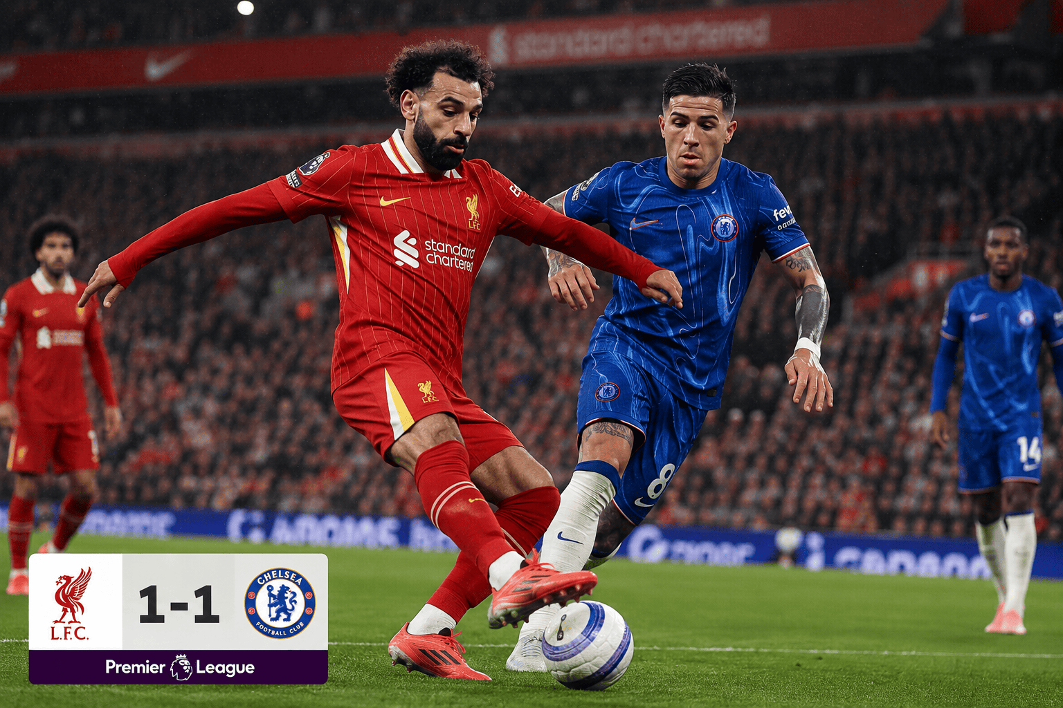 Liverpool Ditahan Imbang Chelsea di Anfield