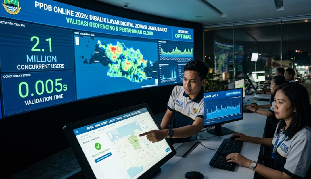 Dibalik Layar PPDB Digital 2026 Membedah Teknologi Geofencing dan Pertahanan Server Menghadapi Lonjakan Pendaftar