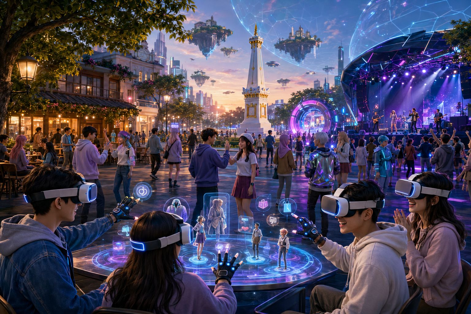 Demam 'Oasis Nusantara' Platform VR Lokal Ini Geser Dominasi Instagram di Kalangan Gen Z