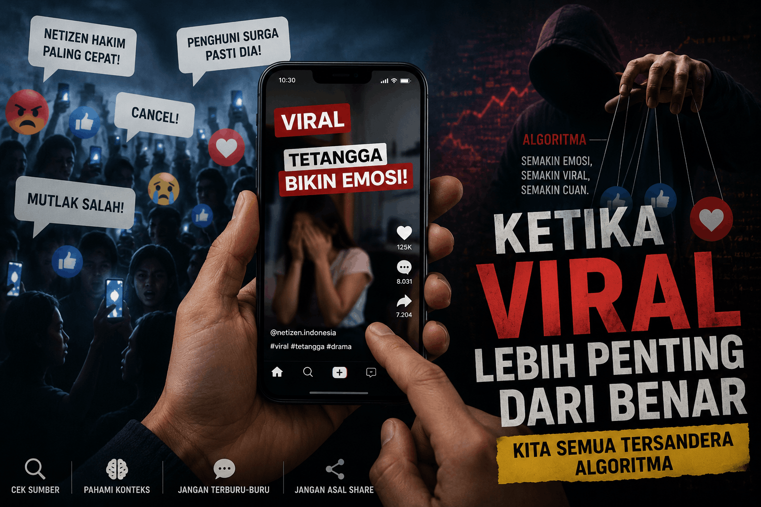 Ketika Viral Lebih Cepat Dipercaya daripada Kebenaran