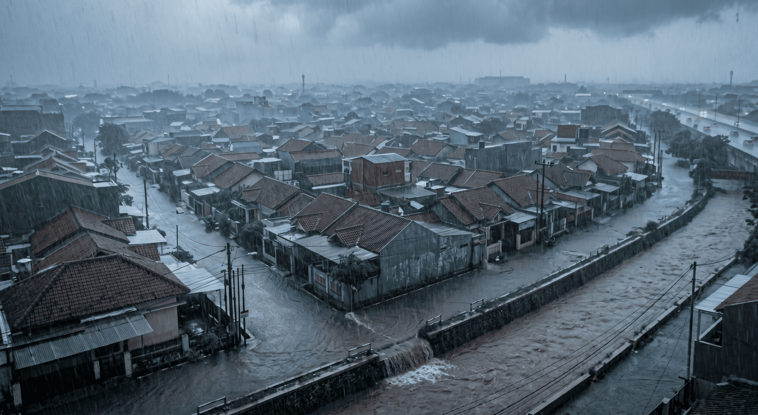 Cuaca Ekstrem Mei 2026 Memicu Hujan Intensitas Tinggi yang Merendam Sejumlah Kawasan Padat Penduduk di Bekasi