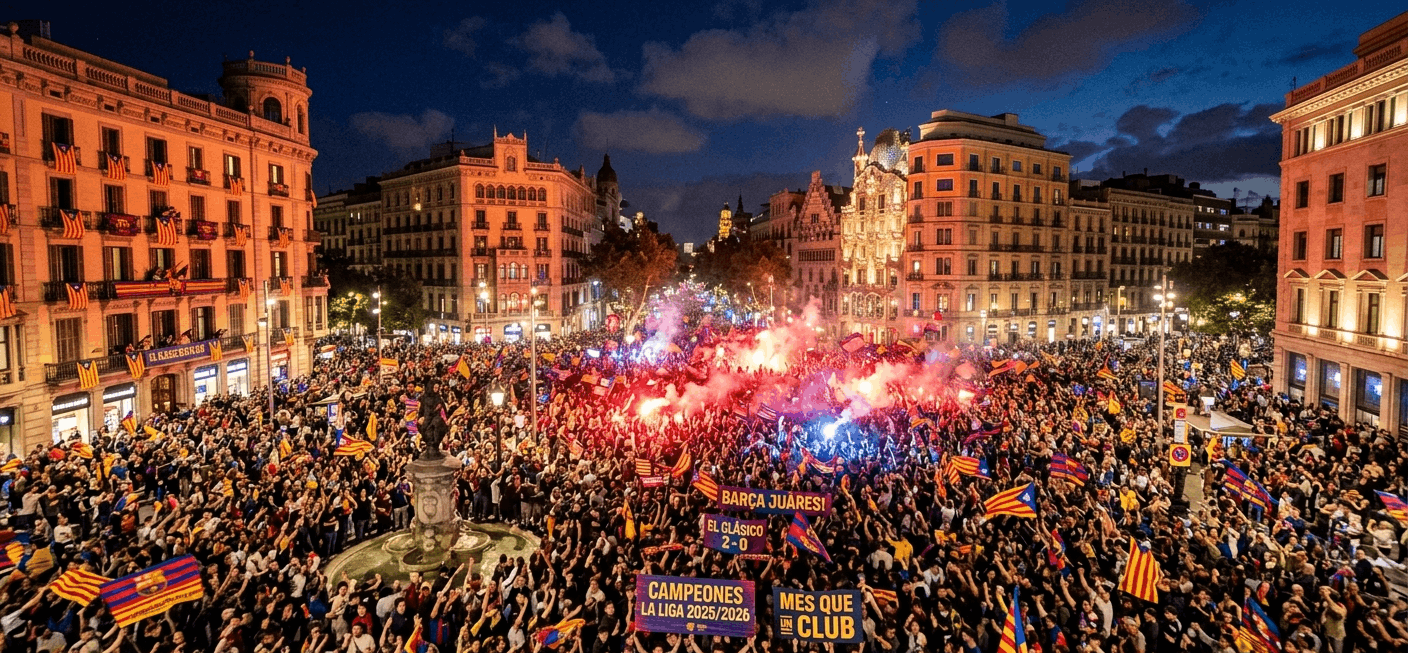 Dominasi Total Barcelona Resmi Kunci Gelar La Liga 2025/2026 Usai Taklukkan Real Madrid di El Clasico