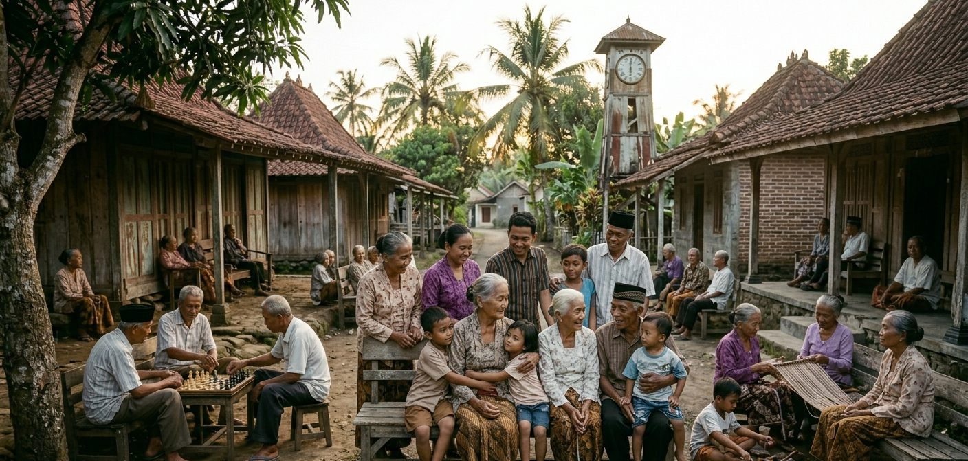 Indonesia Menua dalam Diam 284,67 Juta Jiwa, Laju Lahir Melambat, dan Fase Aging Population yang Mulai Mengetuk Pintu
