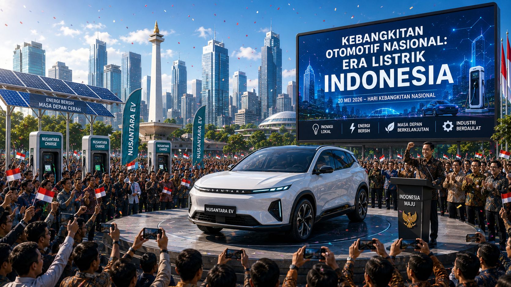 Hari Kebangkitan Nasional 2026! Tonggak Baru Industri Kendaraan Listrik Indonesia.