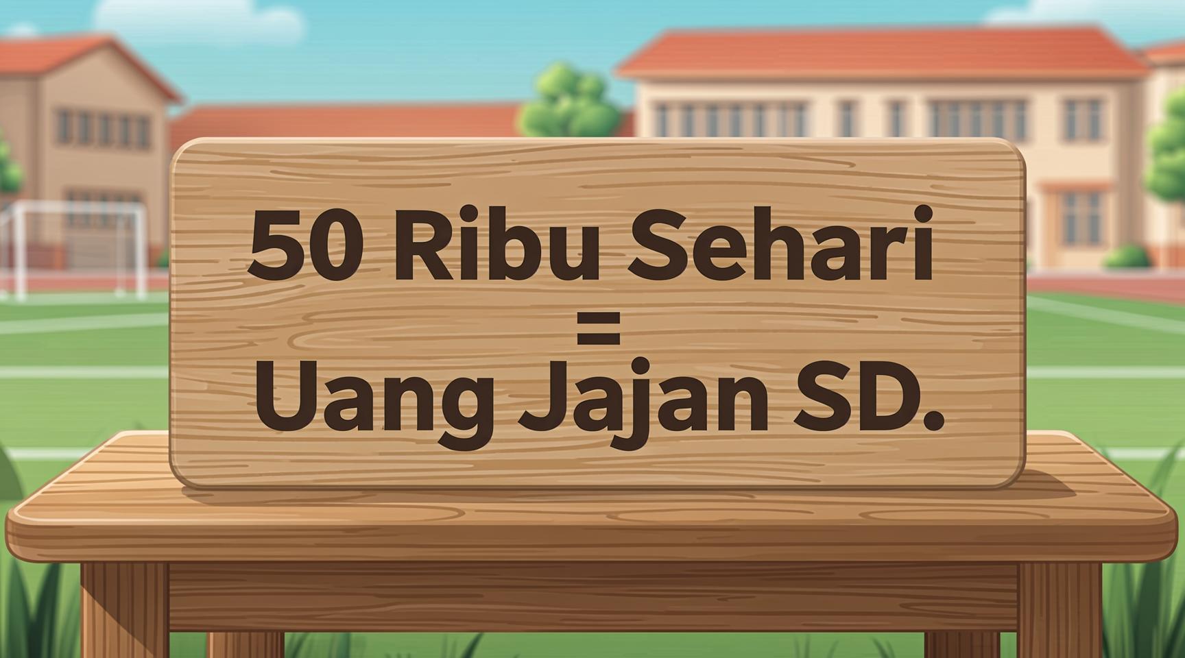 Fix, No Debat! 50 Ribu Sehari Sekarang Udah Kayak Uang Jajan SD.