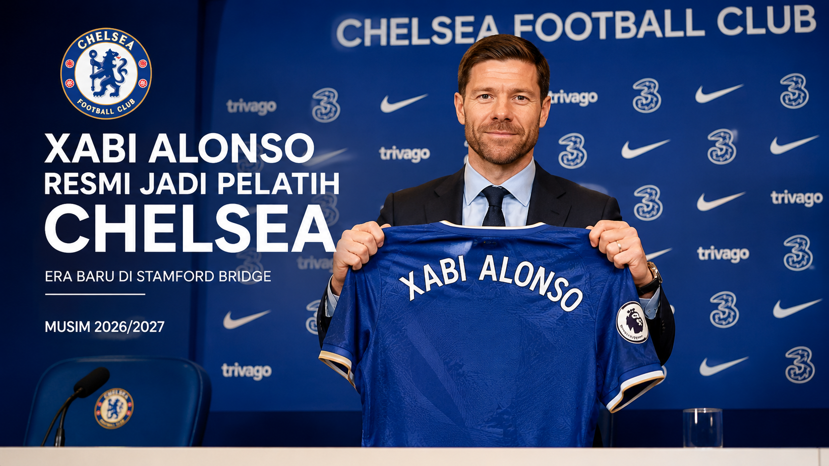 Xabi Alonso Resmi Jadi Pelatih Chelsea, The Blues Memulai Era Baru