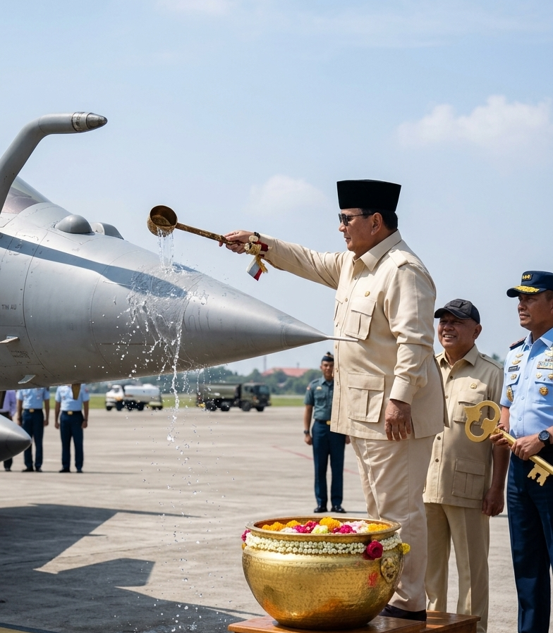 Perkuat Otot Udara Nasional Momentum Bersejarah Penyerahan Jet Tempur Rafale dan Falcon kepada TNI AU