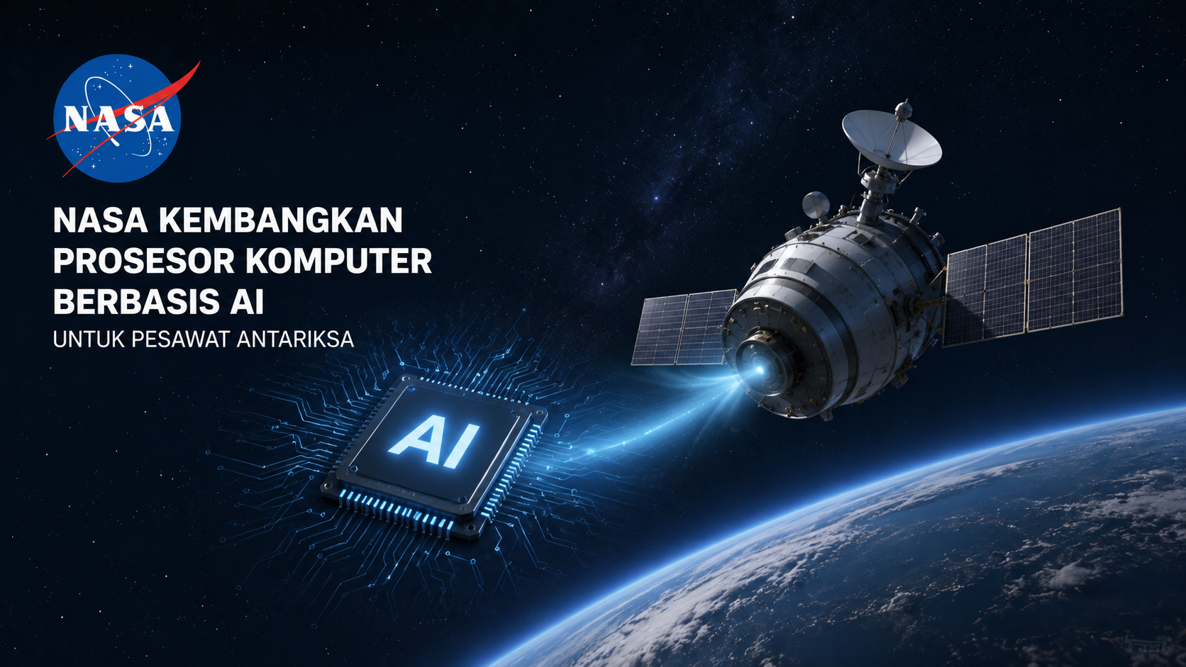 NASA Kembangkan Prosesor Komputer Berbasis AI untuk Pesawat Antariksa Masa Depan