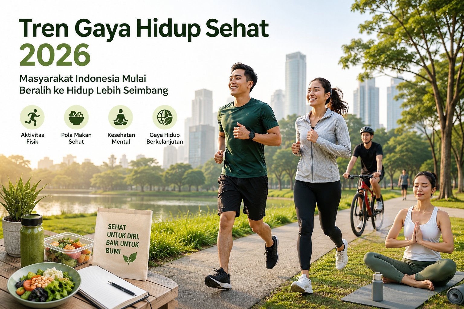 Tren Gaya Hidup Sehat 2026, Masyarakat Indonesia Mulai Beralih ke Hidup Lebih Seimbang