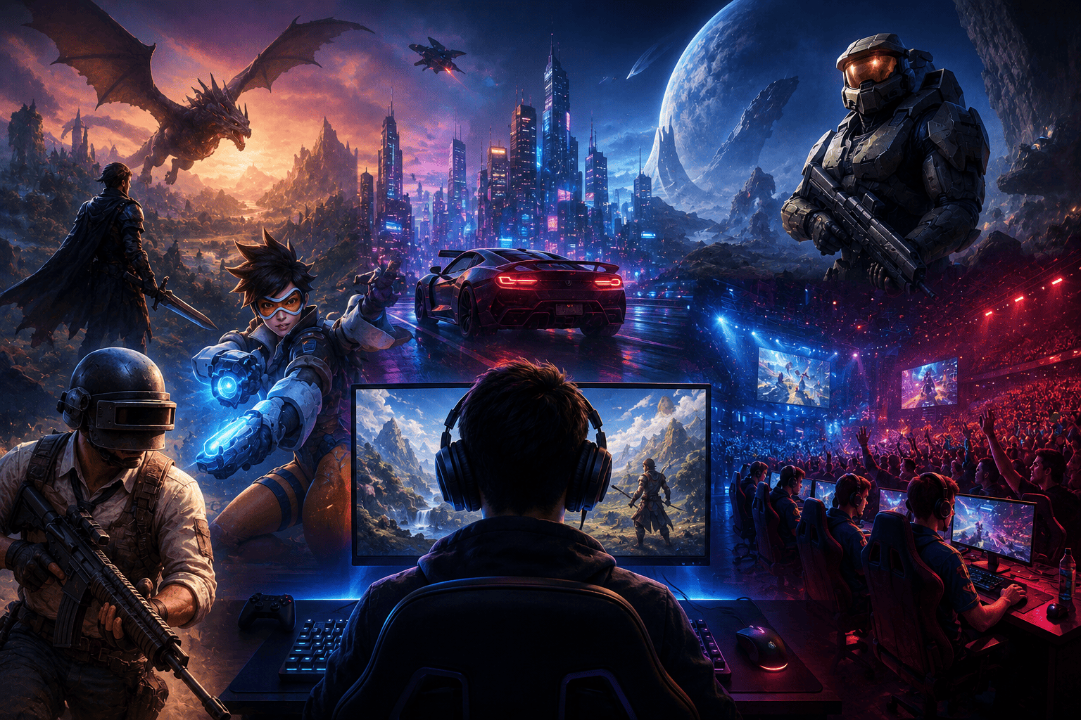 Industri Game 2026 Makin Panas, Game Open World dan Esports Jadi Tren Terbesar Tahun Ini