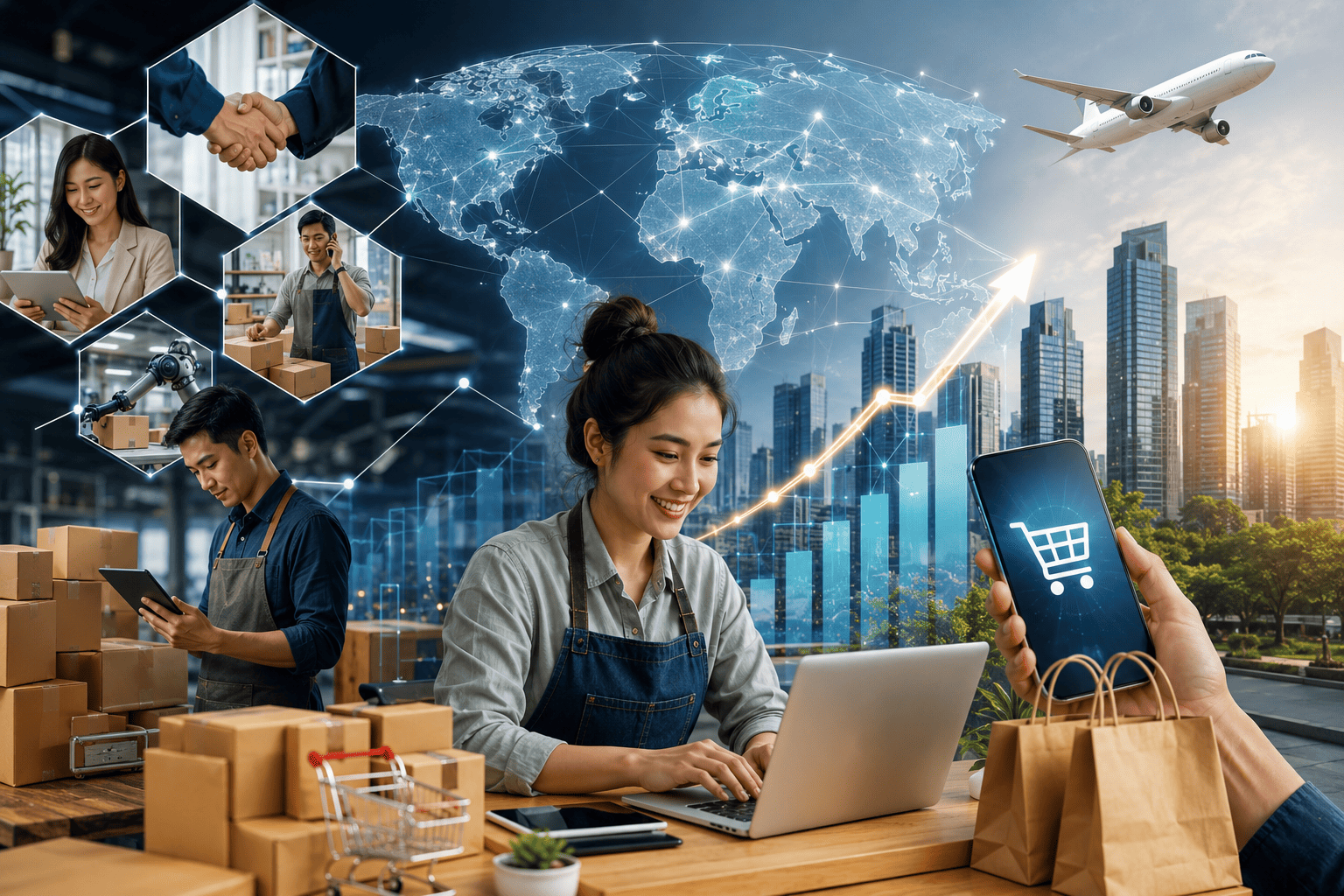Bisnis Digital Indonesia Makin Tumbuh di 2026, UMKM Mulai Dominasi Pasar Online