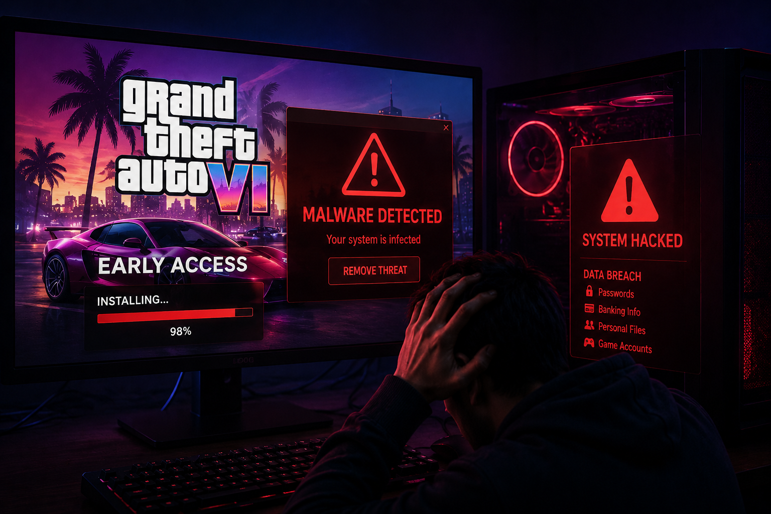Gamer Mengaku Dapat File GTA VI Early Access, Ujung-Ujungnya PC Malah Kena Malware