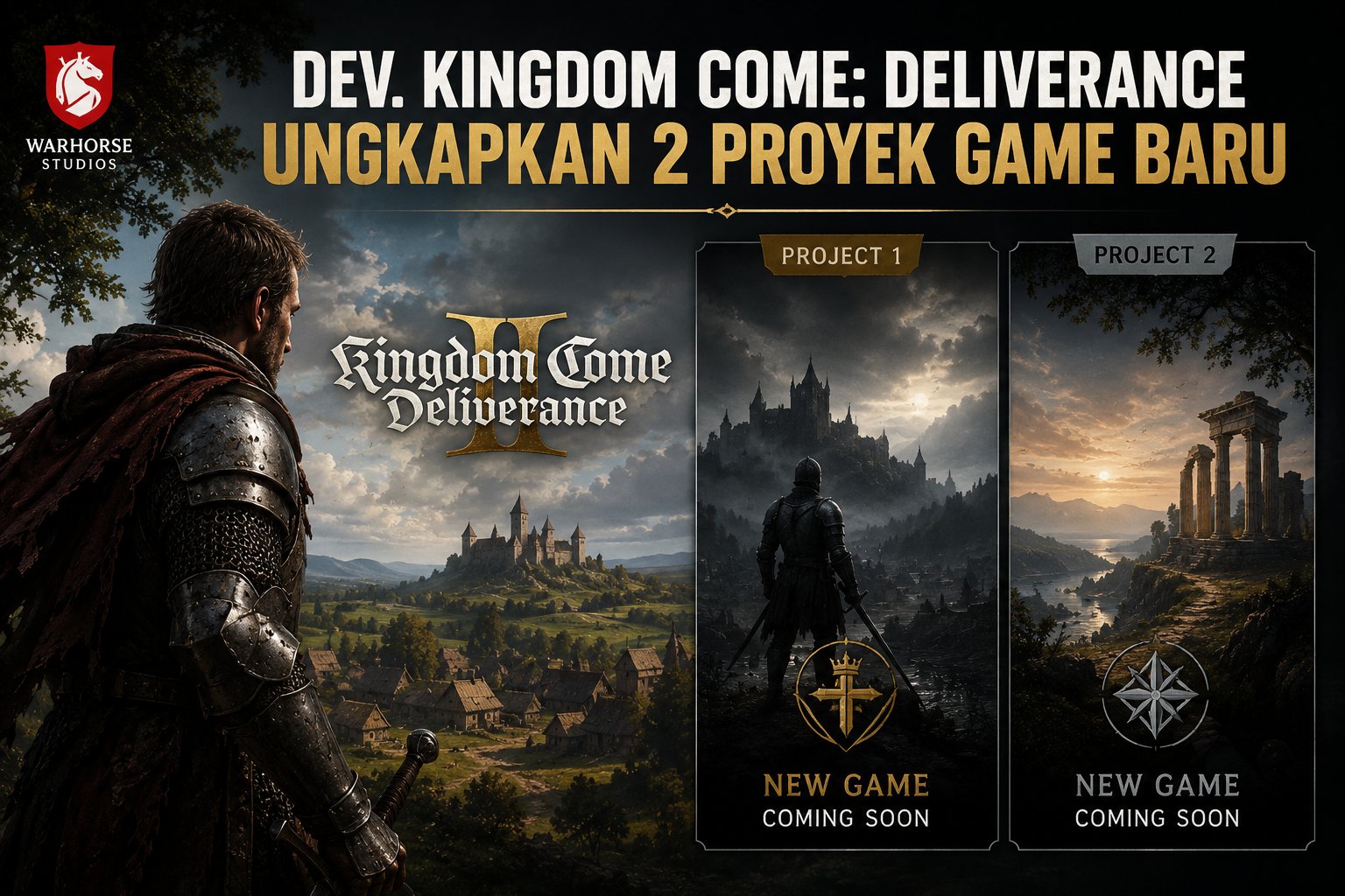 Developer Kingdom Come: Deliverance Diam-Diam Siapkan 2 Proyek Game Baru