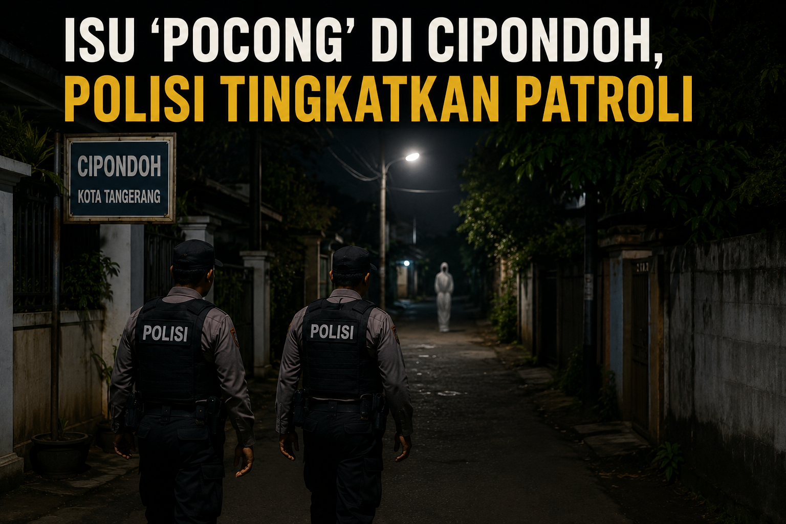 Isu “Pocong” di Cipondoh Bikin Resah
