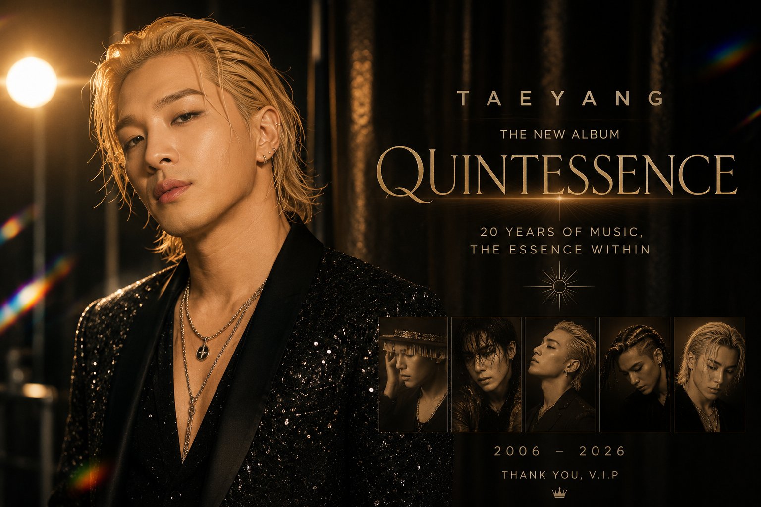 Taeyang BIGBANG Rayakan Perjalanan Musik Lewat Album “Quintessence”