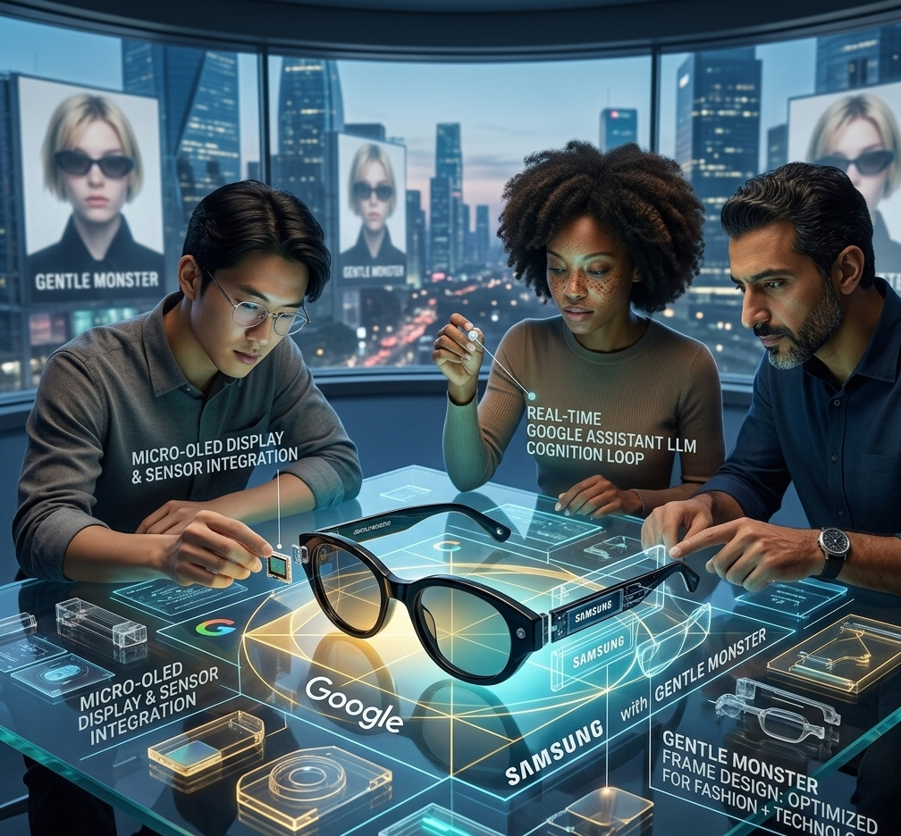 Google dan Samsung Gandeng Gentle Monster Garap Kacamata Pintar Berbasis AI