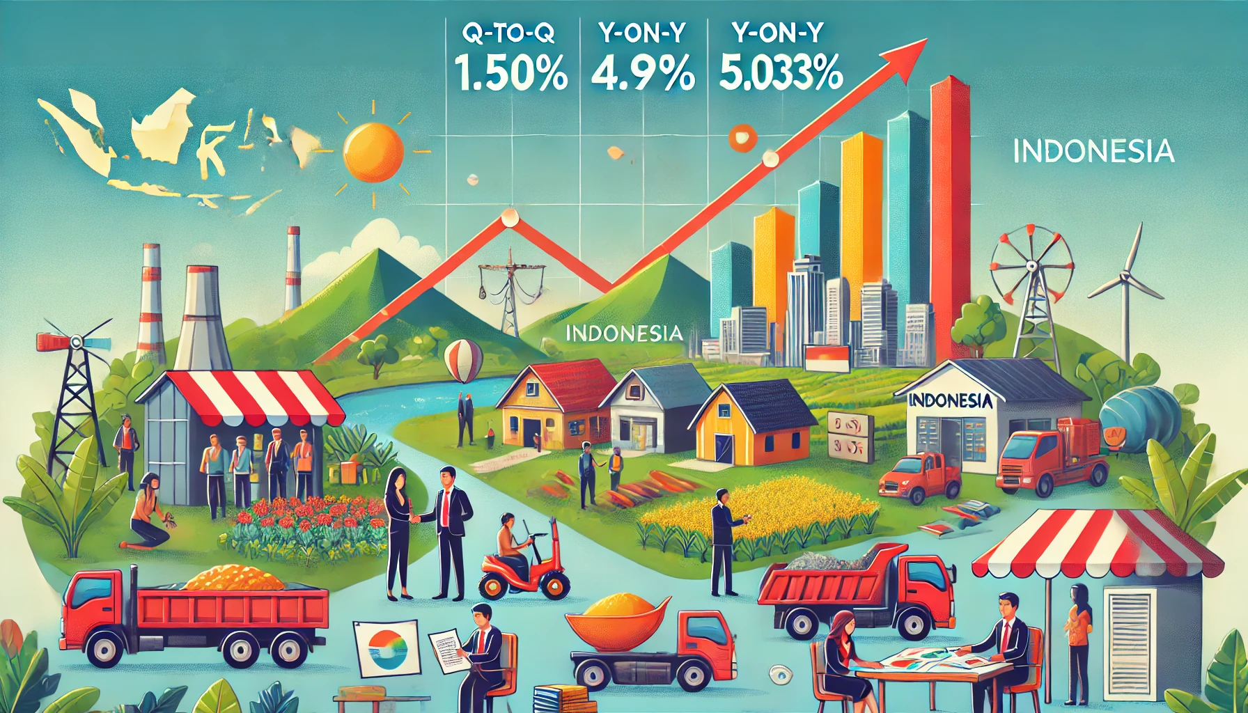 Ekonomi Indonesia Diproyeksikan Tumbuh 4,9-5,7 Persen pada 2026