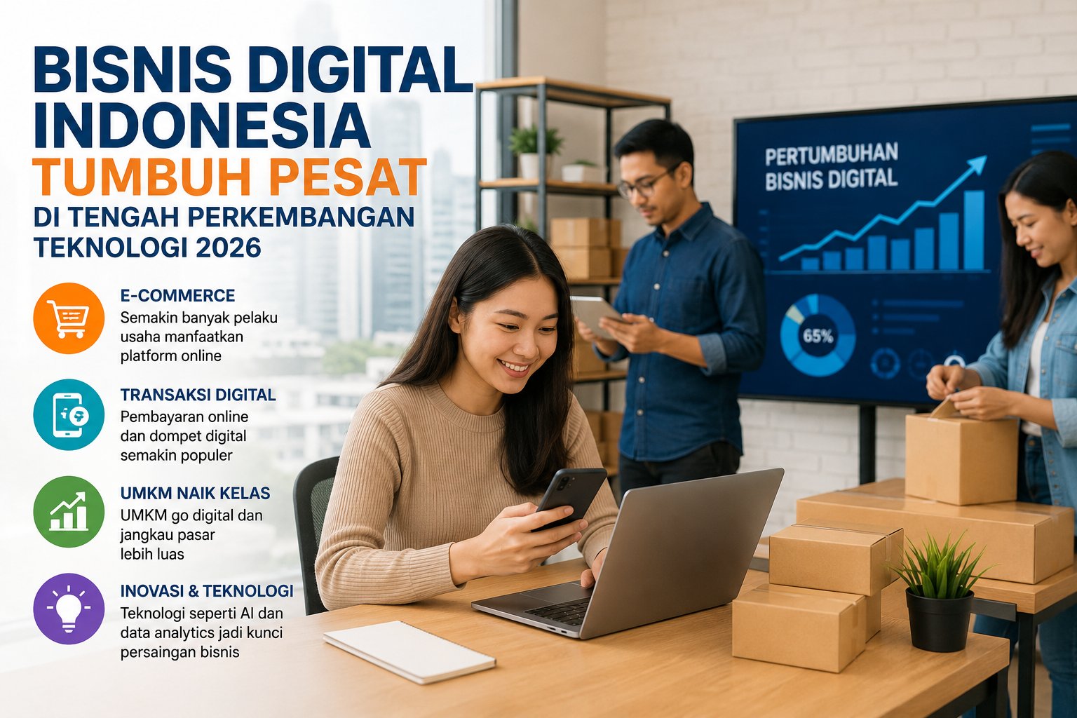 Bisnis Digital Indonesia Tumbuh Pesat di Tengah Perkembangan Teknologi 2026