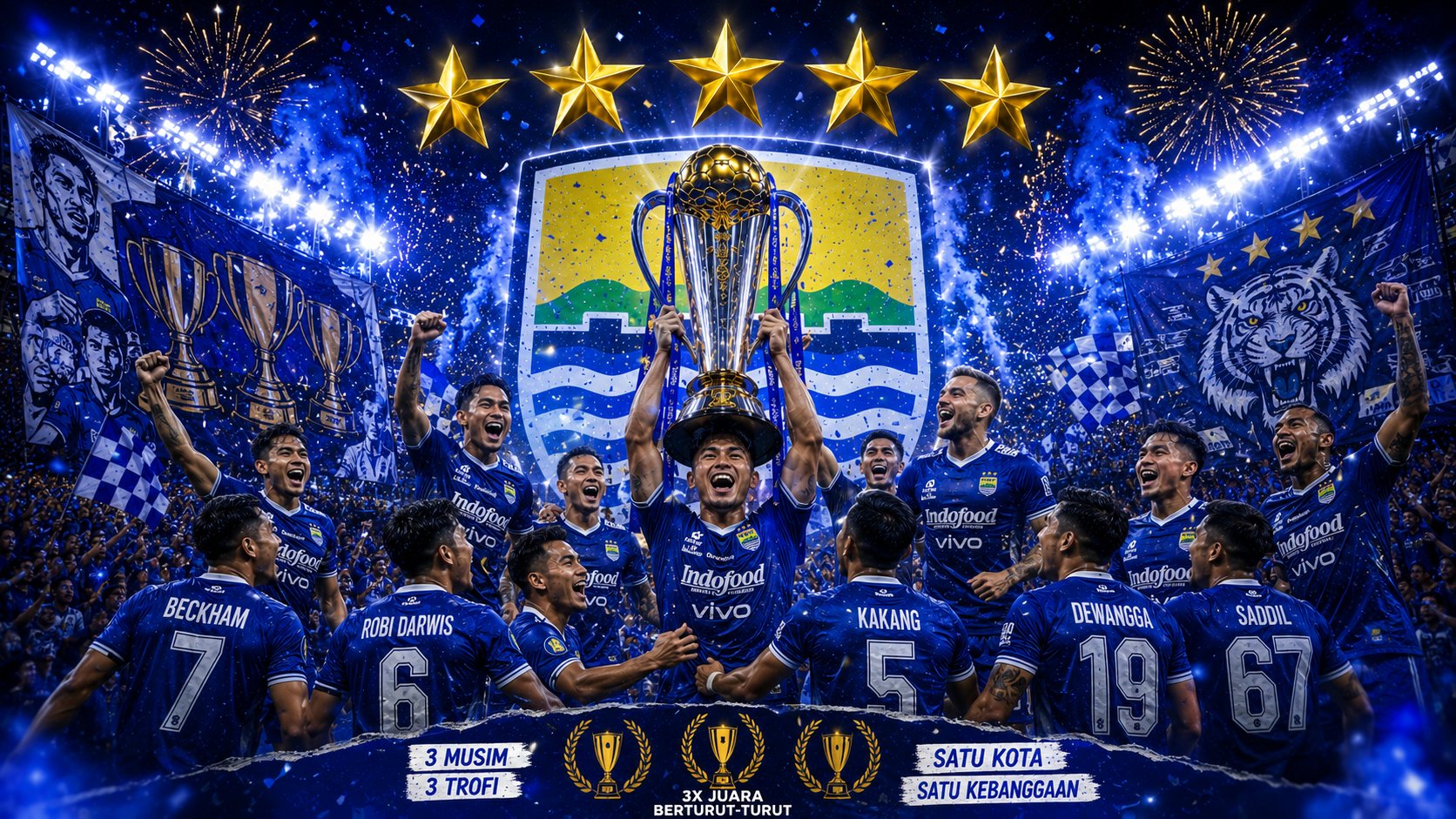 Maung Bandung Cetak Hattrick Juara yang Tak Pernah Ada Sebelumnya