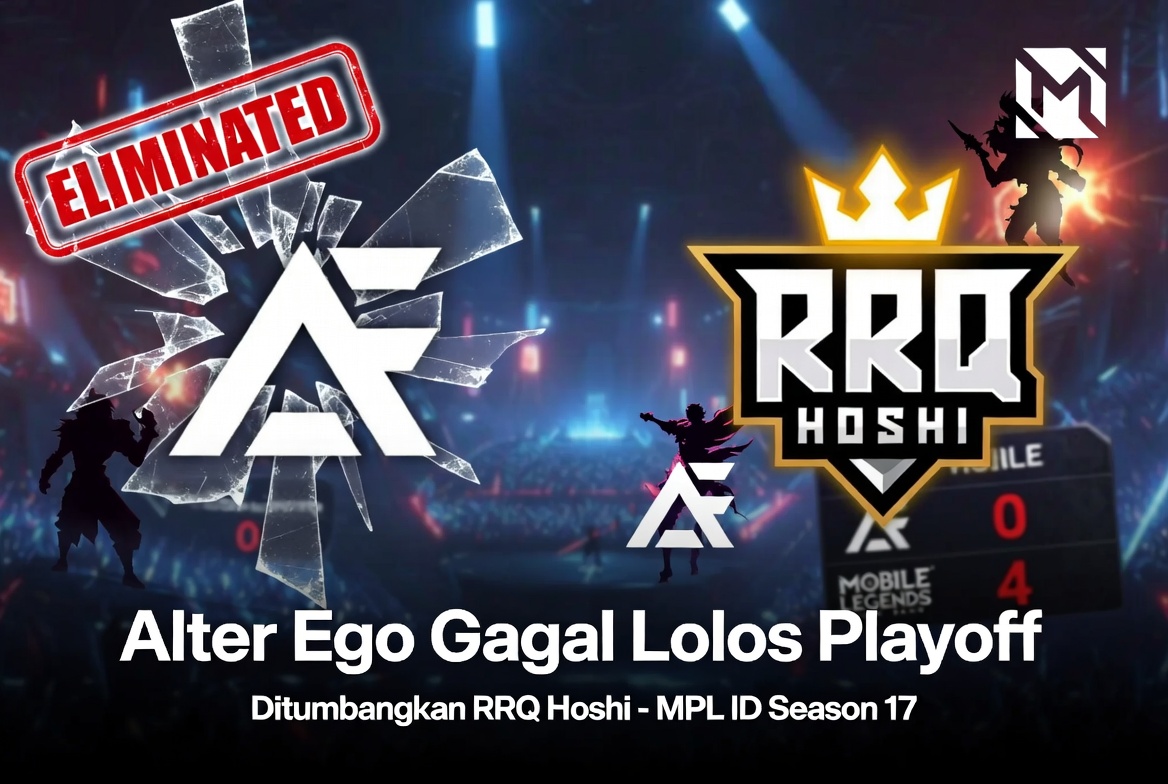 Alter Ego Gagal Lolos Playoff MPL ID Season 17 Setelah Ditumbangkan RRQ Hoshi