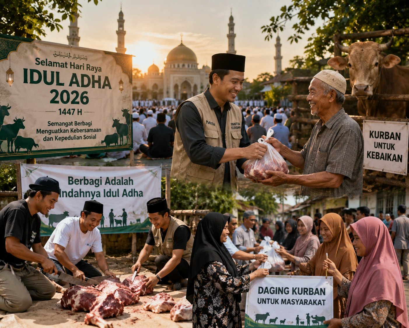 Idul Adha 2026 Hadirkan Semangat Berbagi yang Menguatkan Kebersamaan dan Kepedulian Sosial di Tengah Dinamika Kehidupan Masyarakat Indonesia