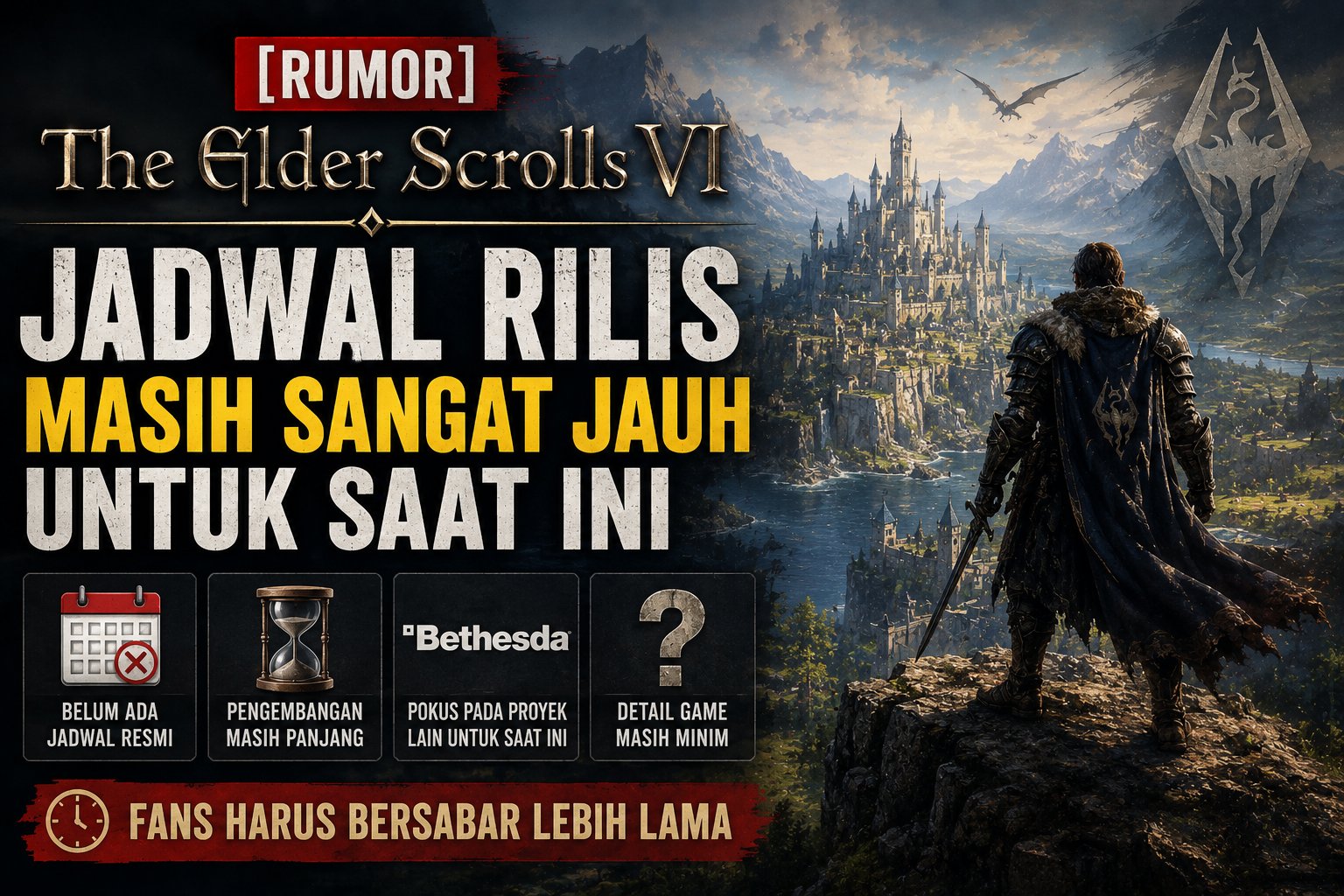 [Rumor] The Elder Scrolls VI Disebut Masih Sangat Lama Dirilis, Fans Mulai Kehilangan Kesabaran