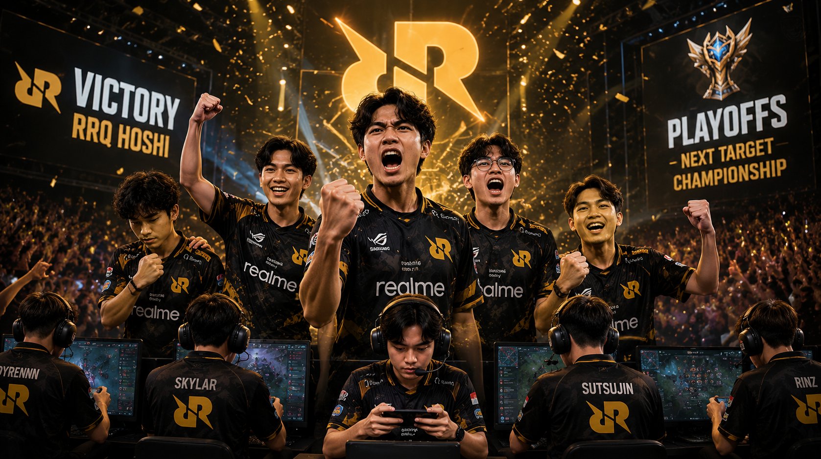 Performa Gemilang RRQ Hoshi Pasca Membungkam Harapan Rival Abadi Menjadi Modal Utama Menyambut Babak Playoff Kompetisi MLBB Tertinggi