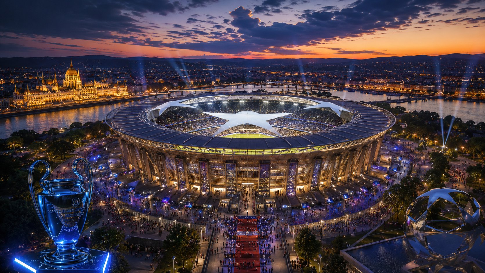 Mengintip Panggung Megah Final Liga Champions 2026, Budapest Siap Ukir Sejarah