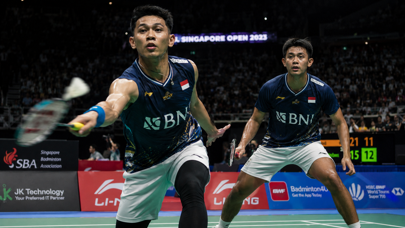 Fajar Alfian dan Fikri Siap Tempur Rebut Tiket Final Singapore Open