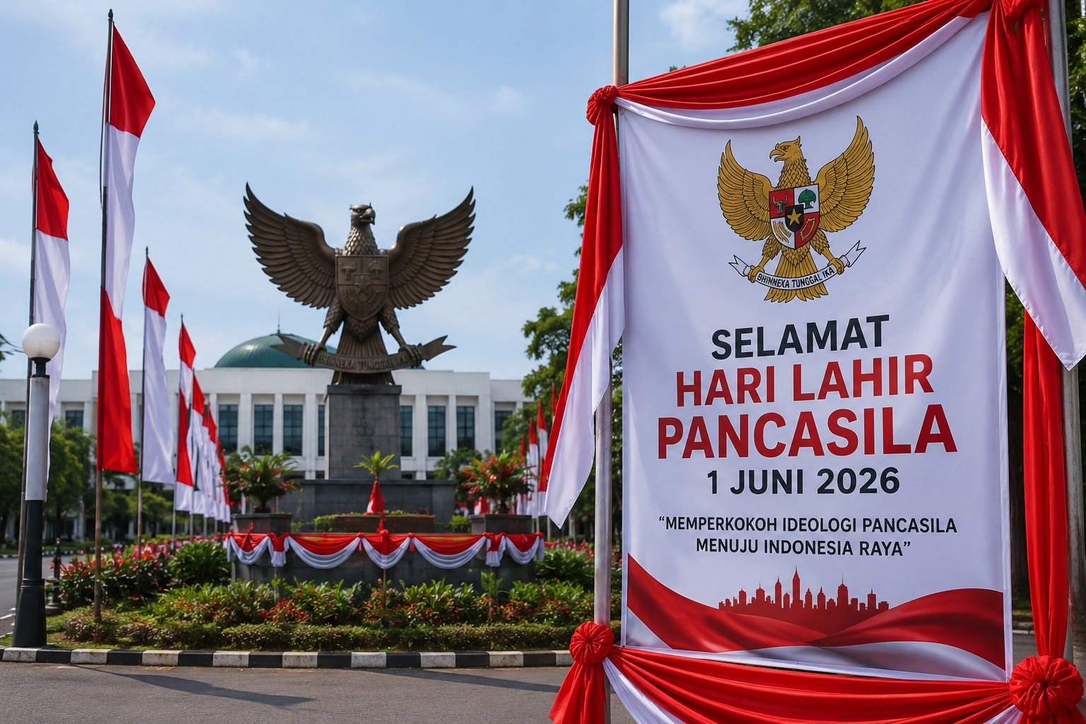 Persiapan Hari Lahir Pancasila 2026 Capai Tahap Akhir, Berbagai Daerah Gelar Kegiatan Kebangsaan