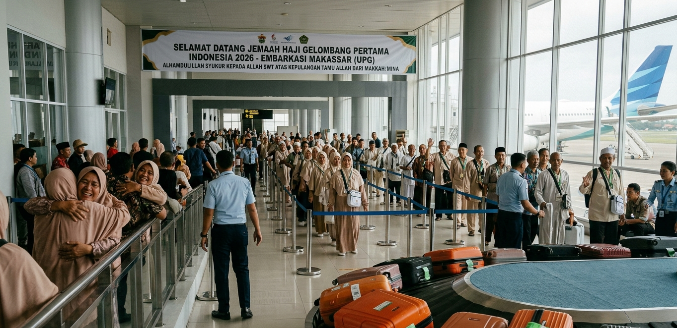 Operasi Pemulangan Jemaah Haji Gelombang Pertama Dimulai Kloter Awal Bersiap Mendarat di Tanah Air