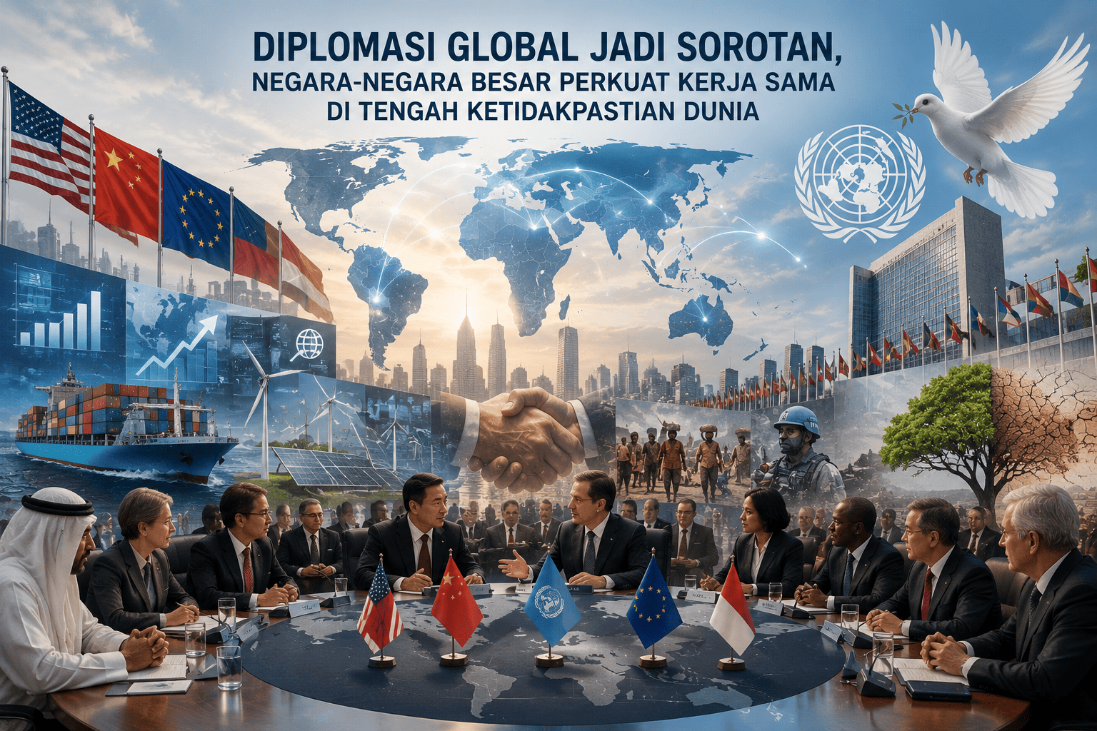 Diplomasi Global Jadi Sorotan, Negara-Negara Besar Perkuat Kerja Sama di Tengah Ketidakpastian Dunia