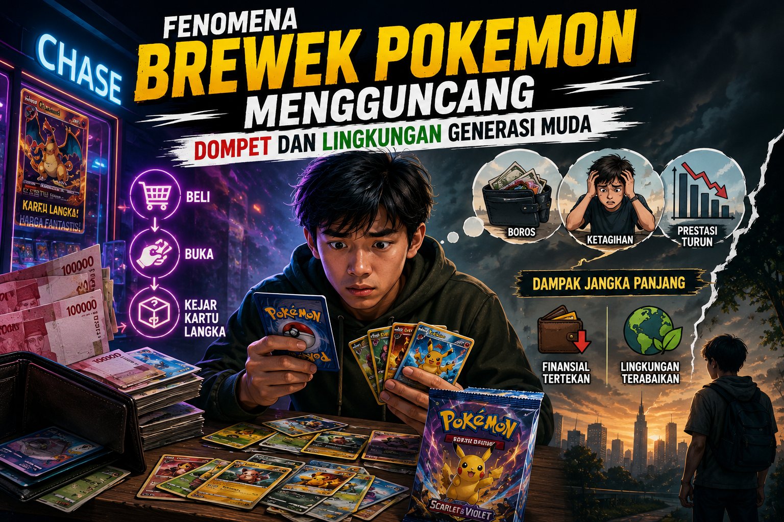 Fenomena Brewek Pokemon Mengguncang Dompet Generasi Muda Indonesia