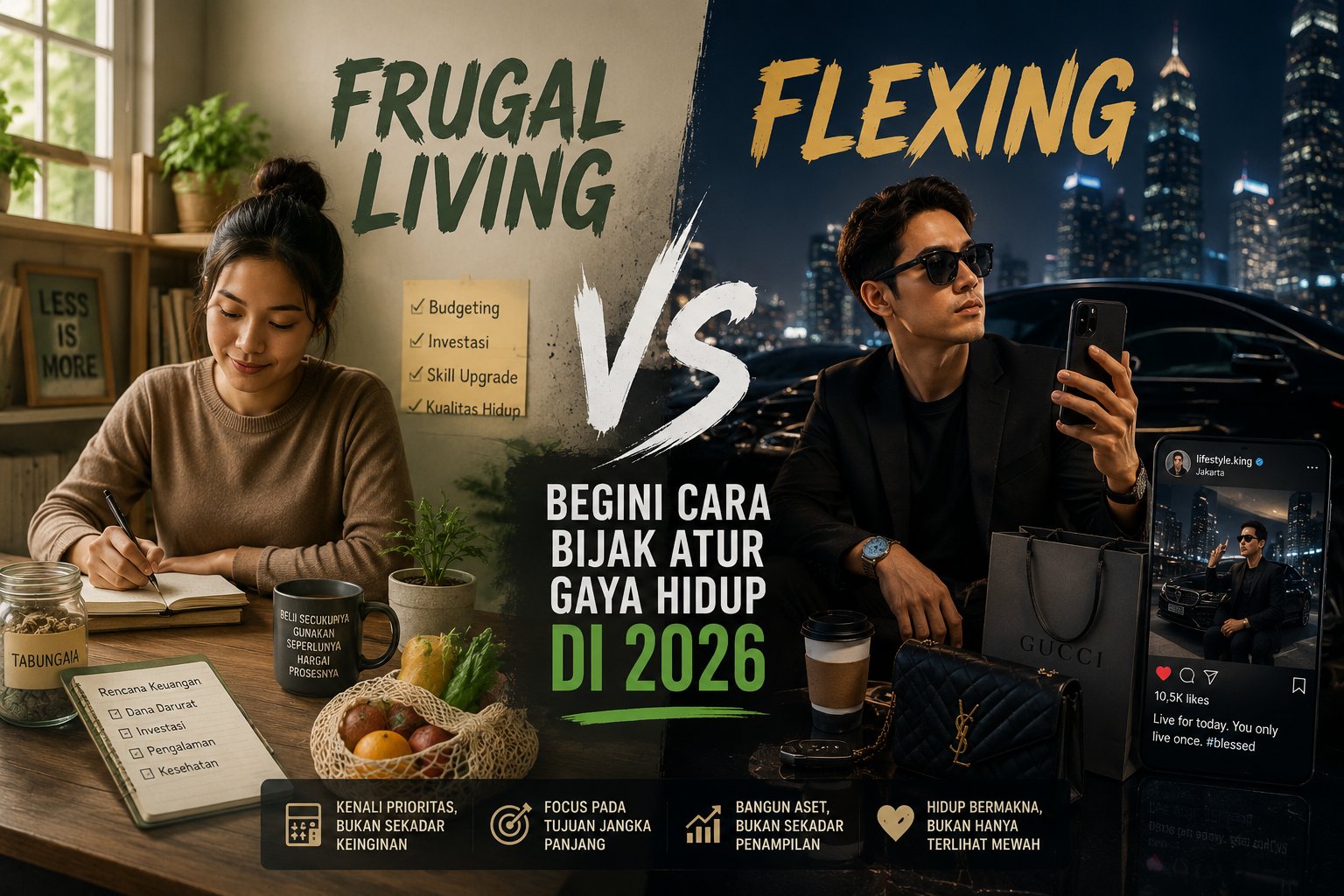 Frugal Living vs Flexing, Begini Cara Bijak Atur Gaya Hidup di 2026