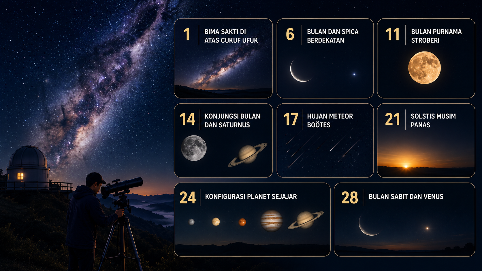 Kalender Lengkap Fenomena Antariksa Juni Yang Wajib Disaksikan Dari Menyingsingnya Bima Sakti Hingga Konfigurasi Planet Sejajar
